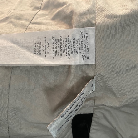 Coach moto jacket - Picture 5 of 7